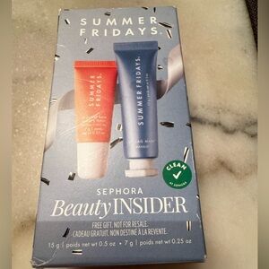 Summer Fridays Skincare - lip balm and jet lag mask